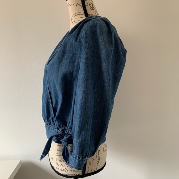 Madewell wrap top - Picture 4 of 15